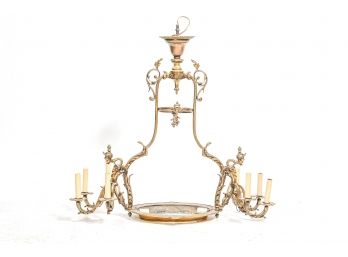 Fine Antique Brass Chandelier