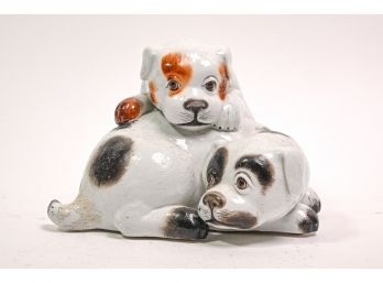 Ceramic Puppy Figurine