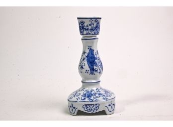 Vintage Ironstone Porcelain Candlestick