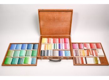 Extensive Collection Of Oil Pastels In Wooden Cases