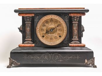 Antique Seth Thomas Adamantine Mantel Shelf Clock No. 102