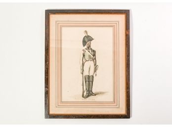 Antique Print 'Body Guard'