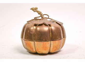 Brass Pumpkin Box