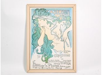 Alphonse Mucha (Czech, 1860-1939) Gallery Print Salon Des Cent 20th Exhibition, Paris 1896