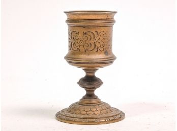 Antique Victorian Brass Chalice