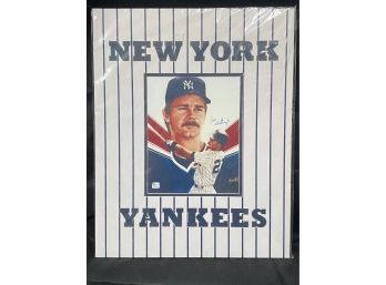 New York Yankees Autographed Don Mattingly Picture With COA