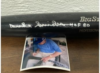 Authentic Signed Duke Snyder Baseball Bat