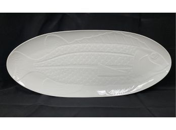 Gorgeous Dansk MCM Style  Embossed Fish Platter    24'