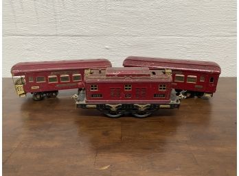 Antique Ives 3 Piece Train Set / Engine 3236