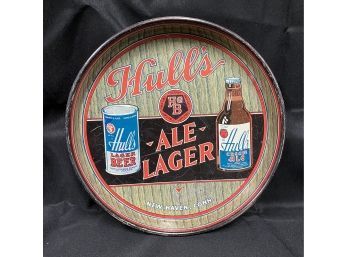 Vintage Hull's Brewing Company Advertising Beer Tray - New Haven , CT