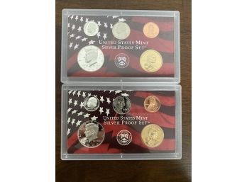 Group Of 2 United States Mint Silver Proof Sets  2000 -S  & 2006 -S