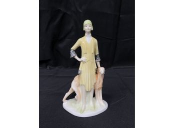 Vintage Coalport Ladies Of Fashion Figurine   - Miss 1928