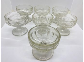 Set Of Seven Sorbet Dessert Bowls