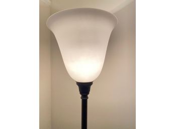 Floor Lamp With Glass Shade