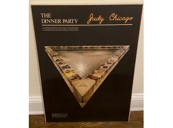 Judy Chicago 'The Dinner Party' Exhibition Framed Poster