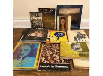 Over 12 Books, Some First Edition: Art, Cinema, Travel & More