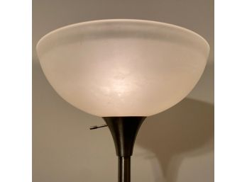 Floor Lamp With Frosted Glass Shade