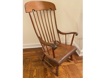 Antique Solid Wood Rocking Chair