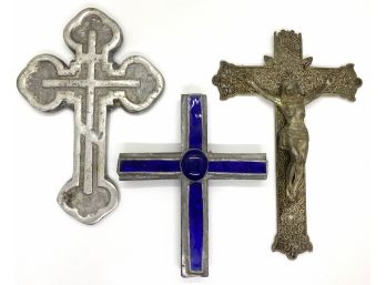 Crucifix By Gallo NY & Two Crosses