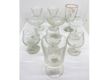 10 Assorted Glasses