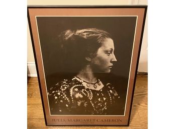 Julia Margaret Cameron Photograph Of Sappho Framed Poster