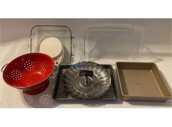 Kitchen Pans & Tools: Calphalon, Oxo, Pyrex & More, Some Appear Unused