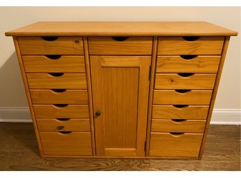 Solid Wood Dresser With Small Drawers