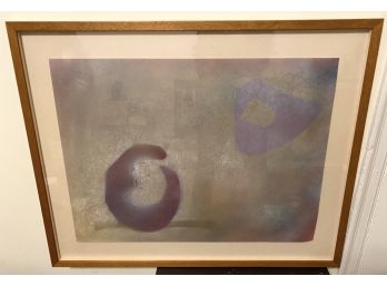 Terrence Keenan Painting On Paper, Framed, Signed & Inscribed On The Back, 2006