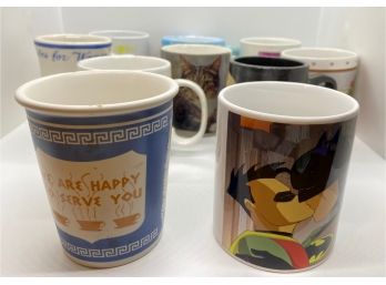 10 Assorted Mugs