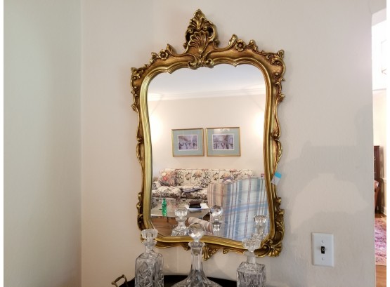 Ornate Gilt Framed Mirror