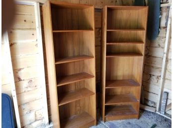Two Tall Bookcases