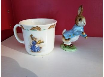 Beatrix Potter's Peter Rabbit Cup & Figurine