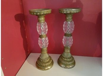 Two Pillar Candle Stands