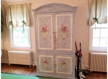 Floral Design Country Hutch