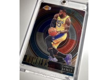 LeBron James '20-21 Panini Select Numbers Insert Card