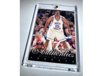 Vince Carter RC  -1999 Press Pass Authentics  Class Of '98 Collegiate Rookie Card