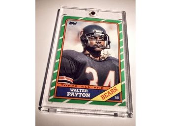 HOF Walter Payton 1986 Topps All Pro