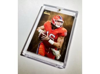 Trevor Lawrence RC 2021 Wild Card Matte Draft Picks Gold #MBC-1