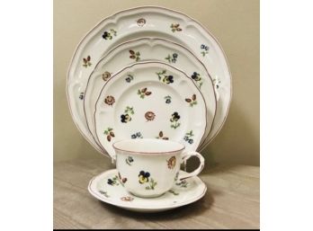 Petite Fleur By Villeroy & Boch- Service For Twelve