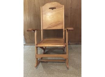 Unique Folding Rocking Chair