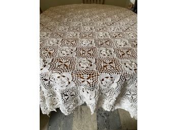 Handmade Crocheted Table Cloth