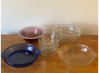 Group Of Bowls And Pie Plates