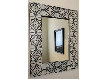 Metal Tin Frame  Rectangular  Mirror - 22.5'w X 28'h