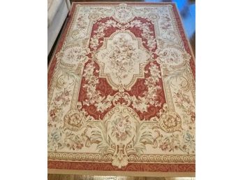 ABC Carpet & Home Area  Rug Rust, Cream And Tan- 73'w X 112'long