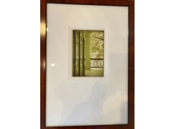 Signed Duann Simon Veranda Photo/print  Beautiful Frame And Mat - 18'w X 25'h