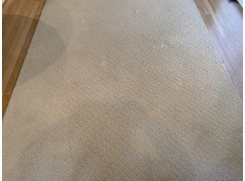 A Machine Made Cream Area Rug - 9' X 6'