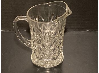 Vintage Early American Cut Glass Pitcher