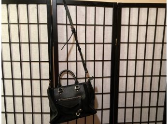 Vintage Mode Luna Black Cross-Body Handbag