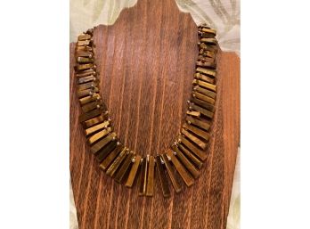 Vintage Wooden Statement Choker