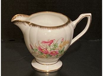 Vintage Clare Footed Floral Creamer